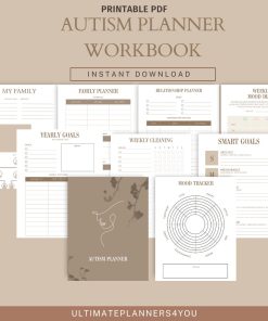 Alternative view of AUTISM workbook for adults | Autism workbook bundle | Autistic self-care | Therapy workbook | Autism worksheets | Autism planner | ASD CANVA