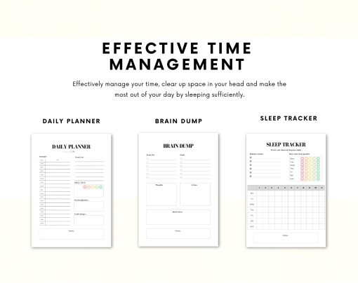 Daily Planner ADHD | ADHD Workbook | ADHD Daily Planner | Hourly Planner | Daily Planner Printable - Image 7