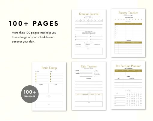 Ultimate ADHD Workbook | Mental Health | Neurodivergent | Personal Development | ADHD Worksheets | ADHD Planner Printable | Adhd Oranization - Image 4