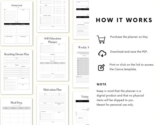 Ultimate ADHD Workbook (made by an ADHDer) | Printable ADHD Planner | Daily Planner | Personal Development | Printable ADHD worksheets - Image 10