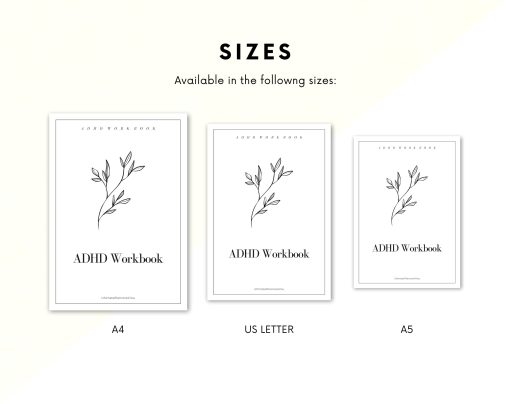 Ultimate ADHD Workbook (made by an ADHDer) | Printable ADHD Planner | Daily Planner | Personal Development | Printable ADHD worksheets - Image 8