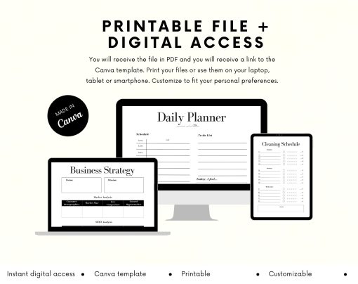 Ultimate ADHD Workbook (made by an ADHDer) | Printable ADHD Planner | Daily Planner | Personal Development | Printable ADHD worksheets - Image 9