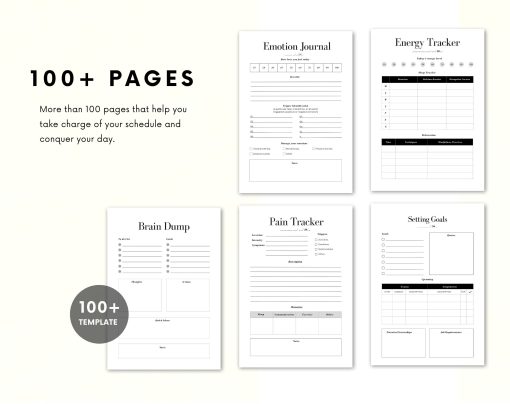 Ultimate ADHD Workbook (made by an ADHDer) | Printable ADHD Planner | Daily Planner | Personal Development | Printable ADHD worksheets - Image 4