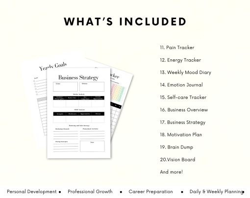 Ultimate ADHD Workbook (made by an ADHDer) | Printable ADHD Planner | Daily Planner | Personal Development | Printable ADHD worksheets - Image 7