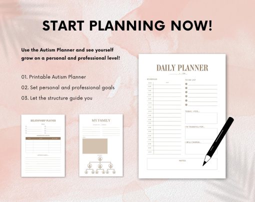 Autism Planner | Digital Autism Workbook | Autism therapy | Autism planner for kids | Kids with autism | Autism acceptance - Image 6