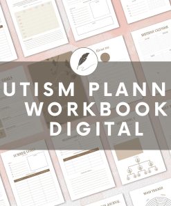 Autism Planner | Digital Autism Workbook | Autism therapy | Autism planner for kids | Kids with autism | Autism acceptance