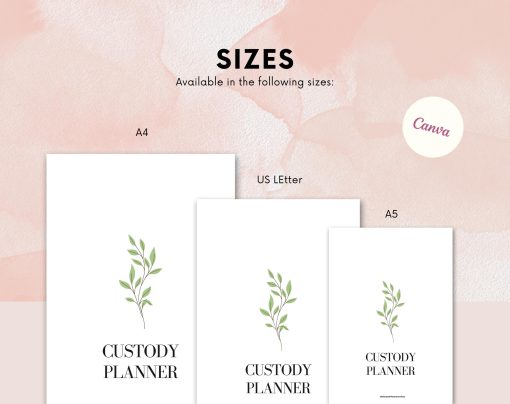 Child Custody Planner Digital | Coparenting Planner | Custody Planner | Simplistic design | Divorce | Parenting | Family Planner | Canva - Image 8